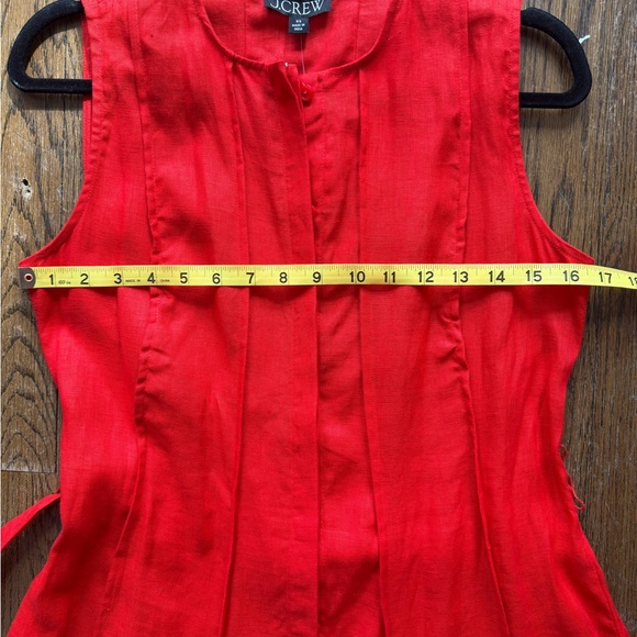 JCREW, Red Linen Maxi Dress, MSRP $248, NWT - Picture 16 of 16